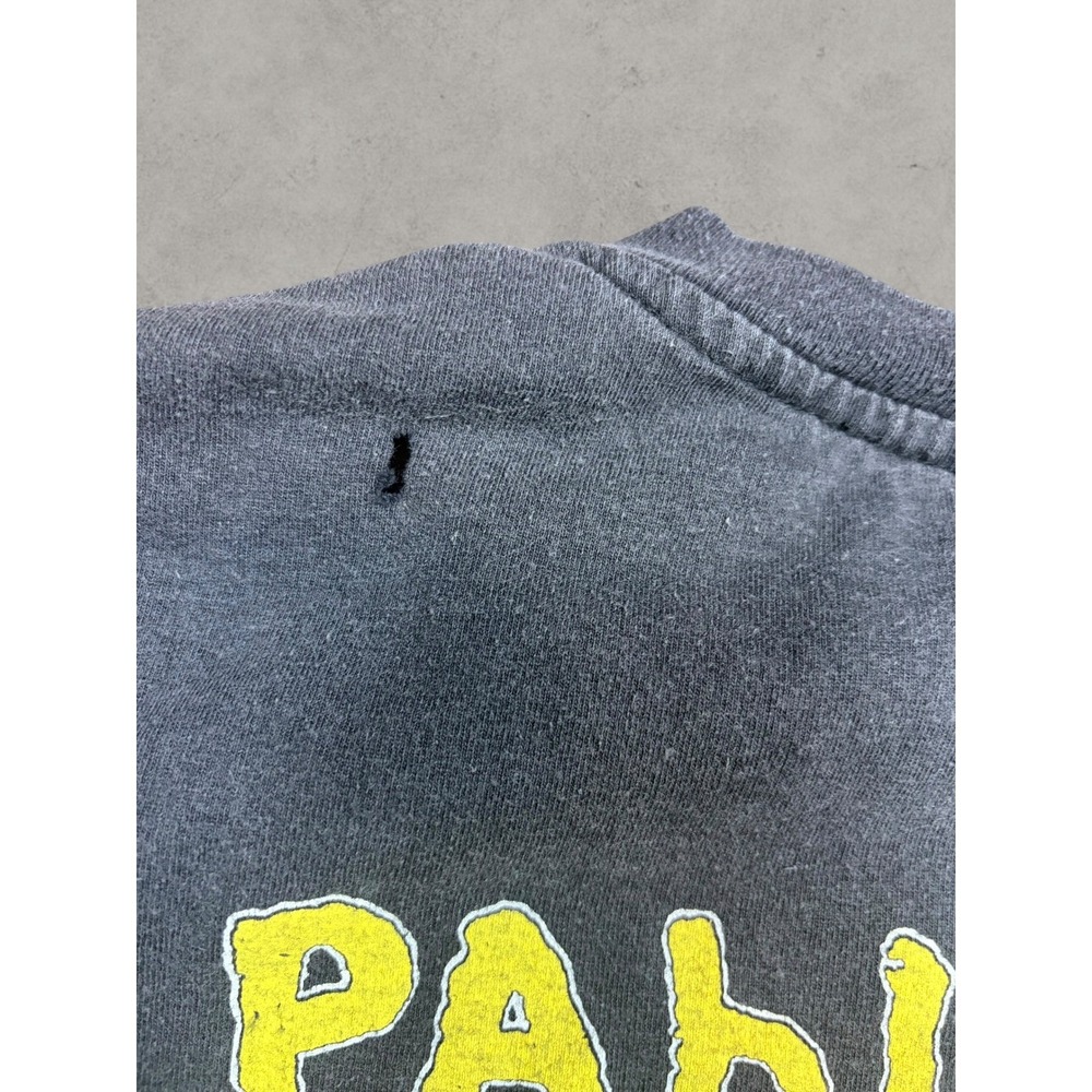 Vintage 1993 Radiohead Pablo Honey Tour T-Shirt Brockum Cut Tag Sun Faded Black - Picture 10 of 10